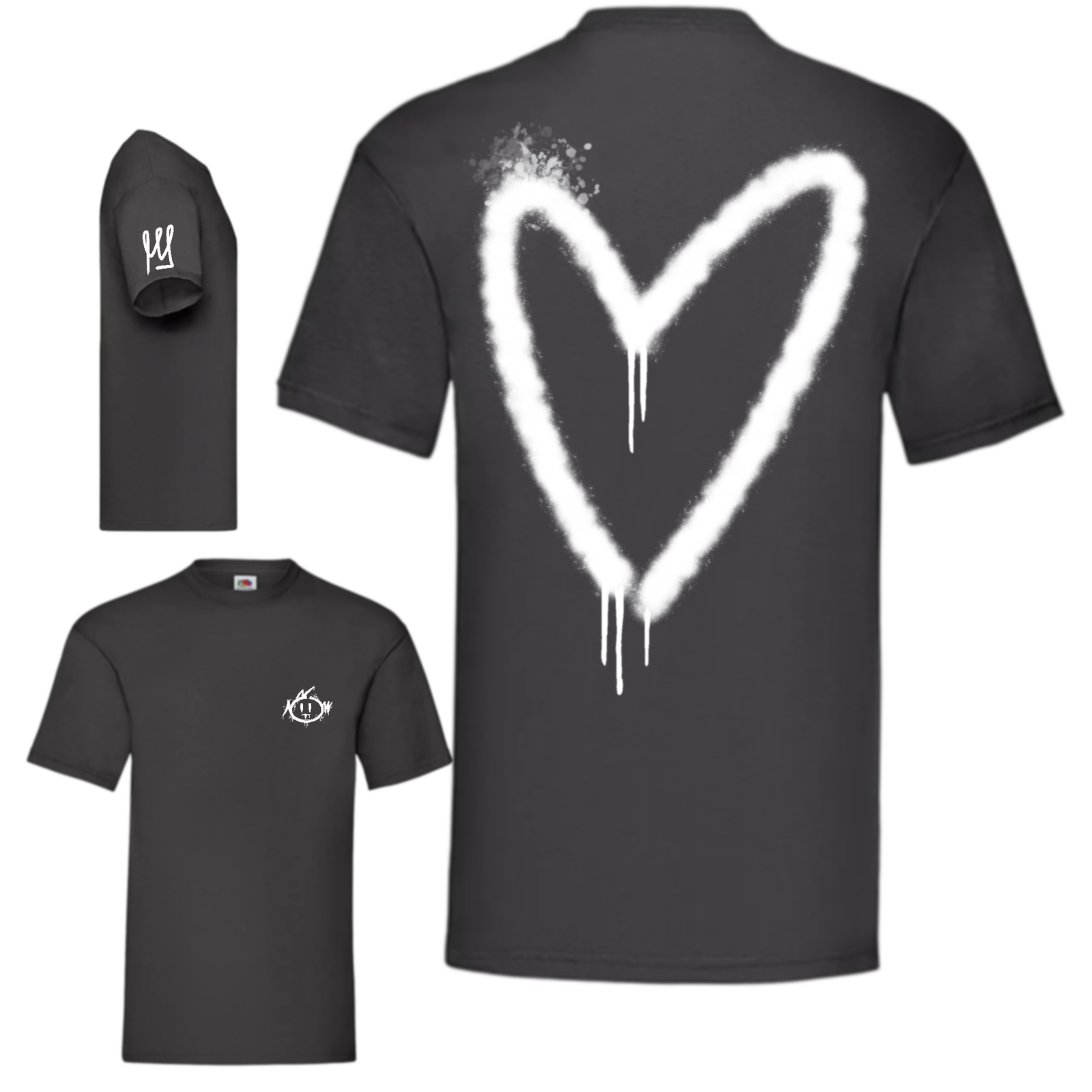 become art cœur blanc (noir) become art cœur blanc (noir)