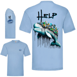 damaged help beluga (bleu ciel)