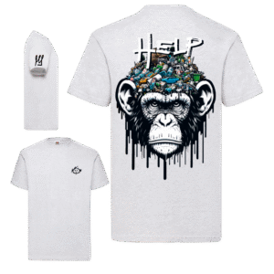 damaged help bonobo (gris chiné )