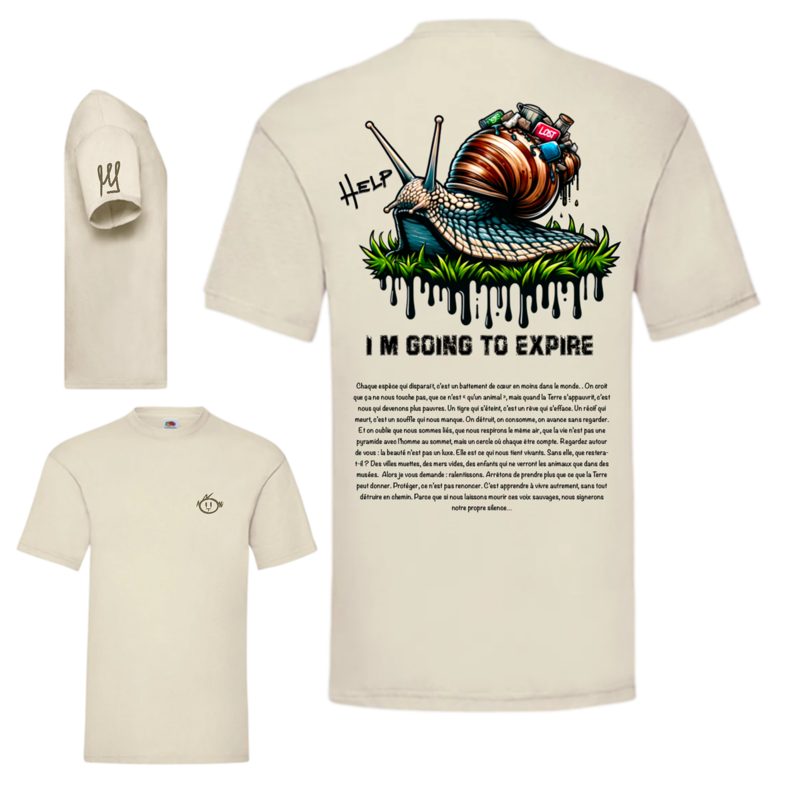 damaged help escargot (beige) damaged help escargot (beige)