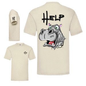 damaged help hippo (beige )