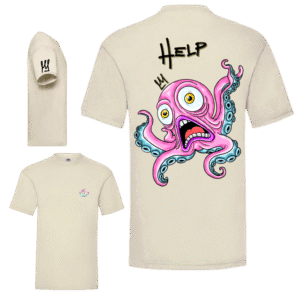 damaged help octopus (beige)