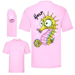 damaged help sea horse (rose)