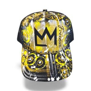 casquette custom « crown gold »