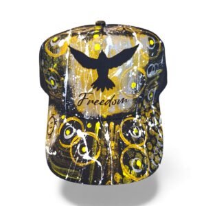 casquette custom « freedom gold »