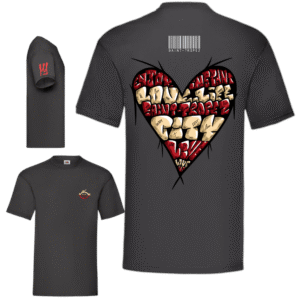 saint tropez cœur red (noir)