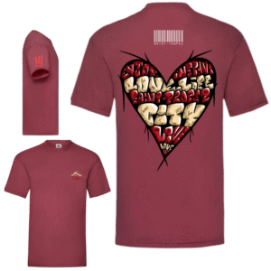 saint tropez cœur red (rouge brique )