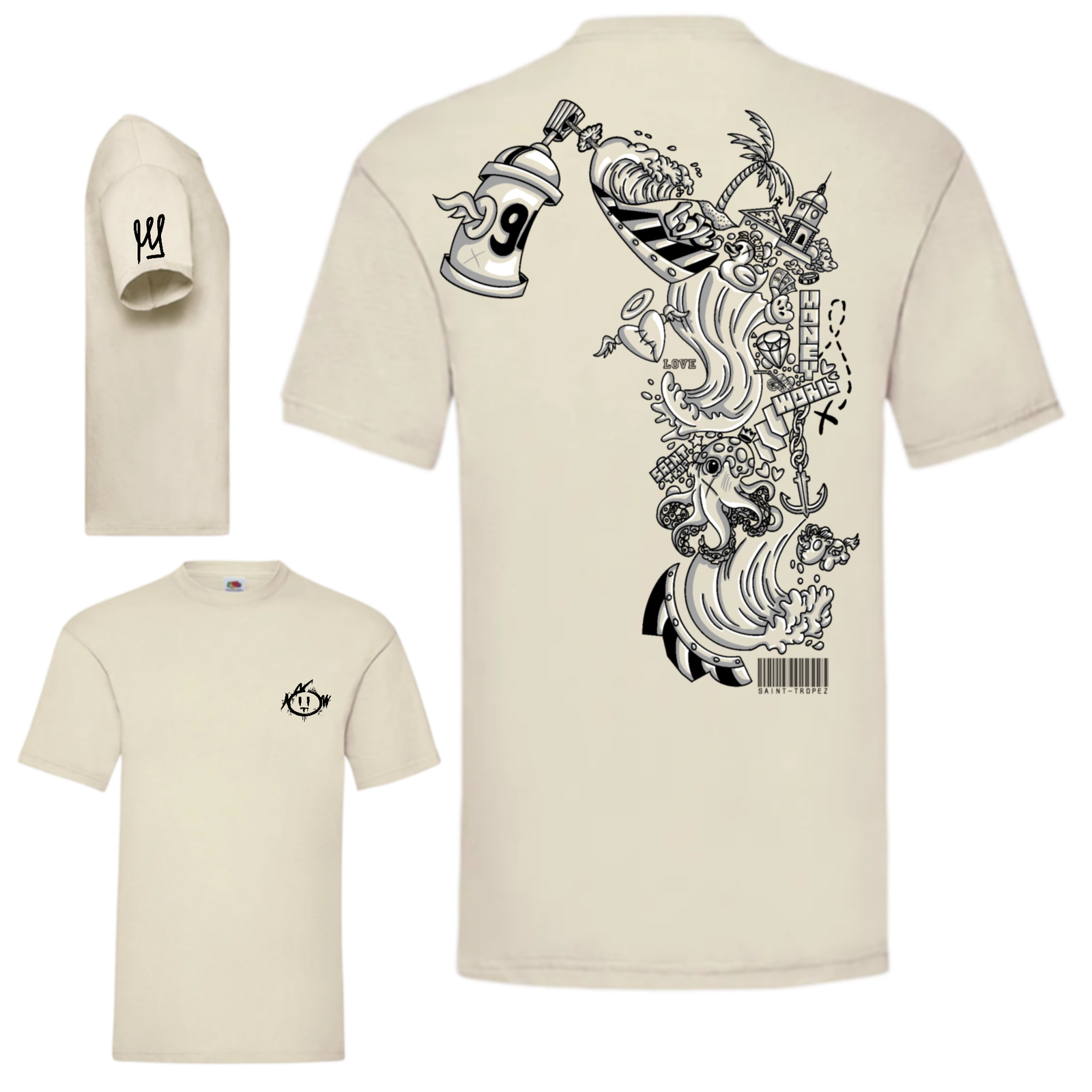 saint tropez doodle (beige) saint tropez doodle (beige)