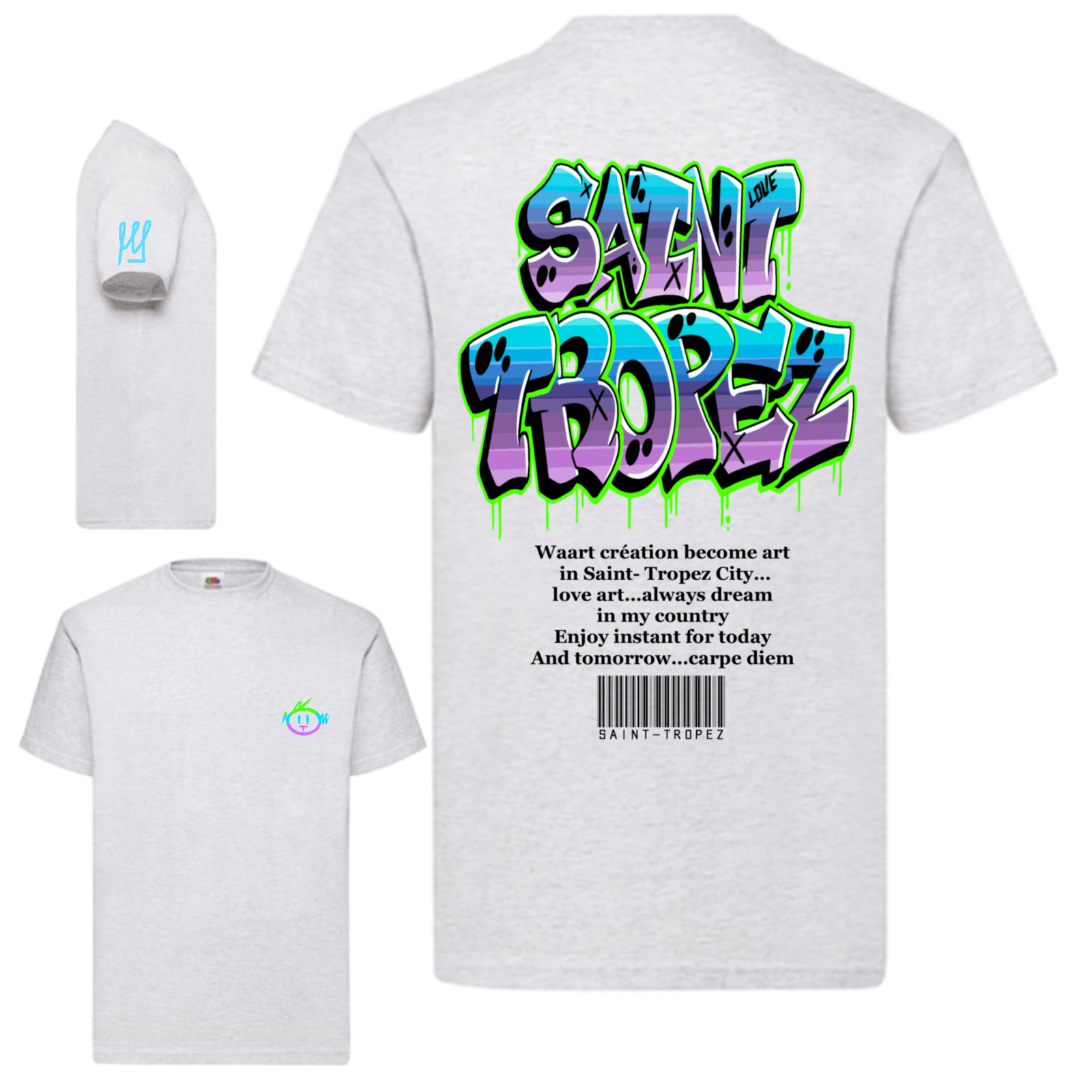 saint tropez graff (gris chiné ) saint tropez graff (gris chiné )