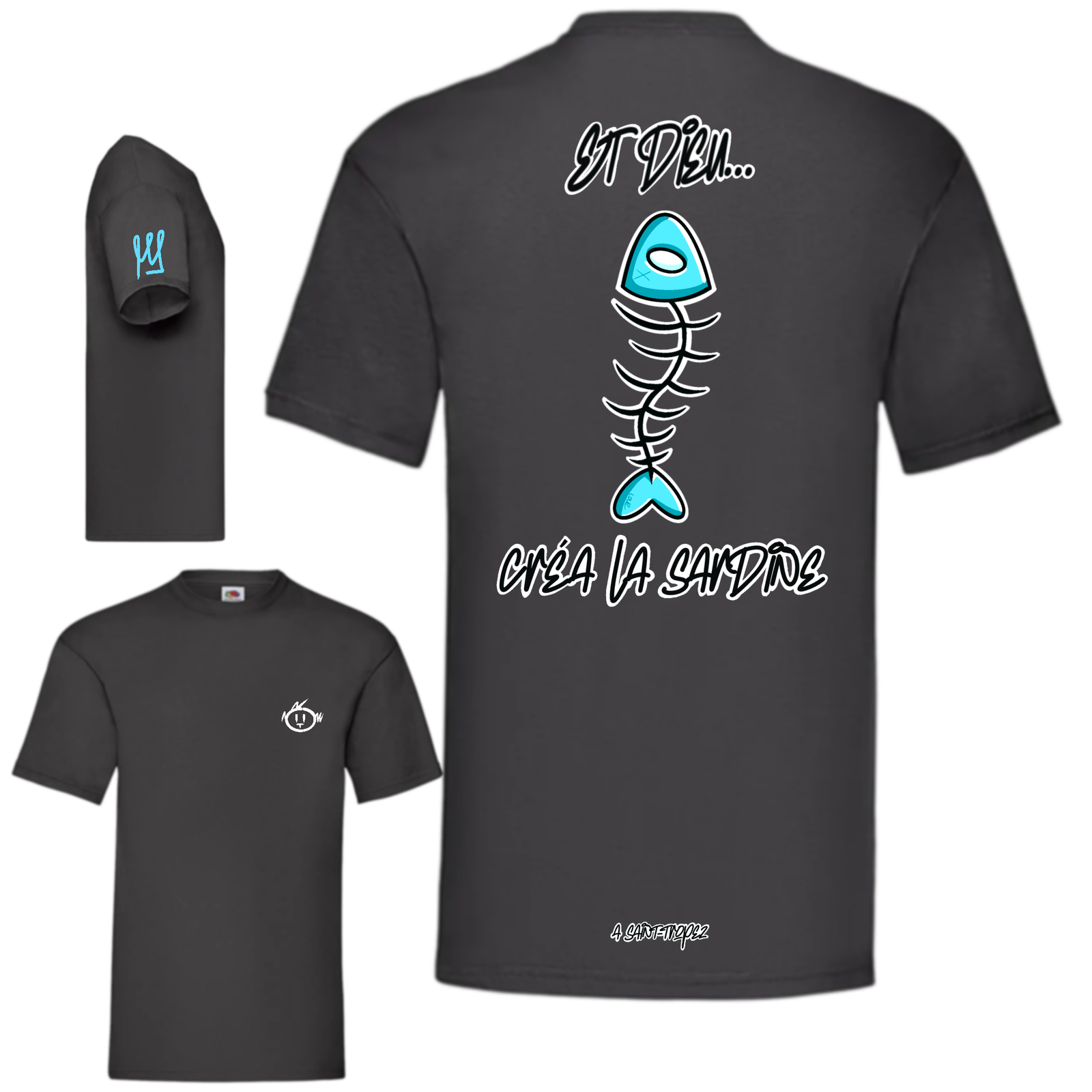 saint tropez sardine bleu (noir) saint tropez sardine bleu (noir)